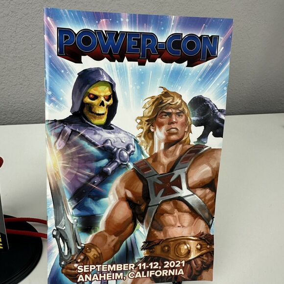 Masters of the Universe Power Con 2021 Weekend Pass & Schedule Book MOTU RARE - Picture 3 of 6